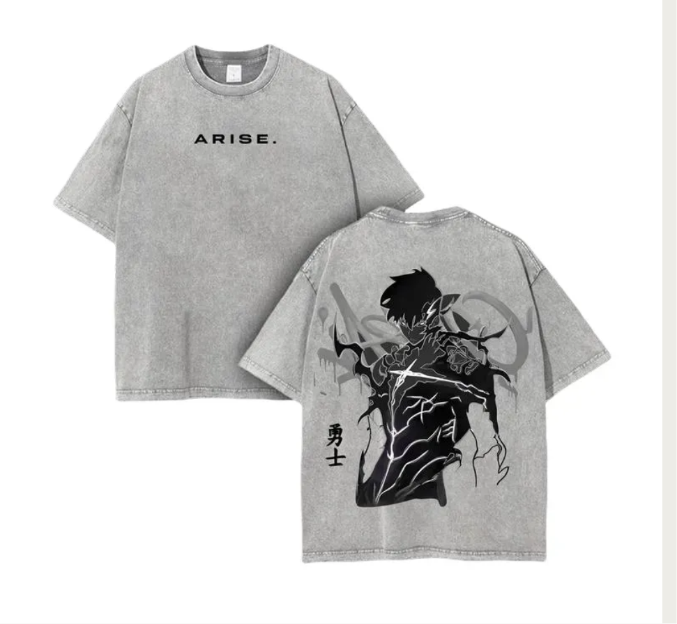 (Shadow Monarch 2.0) Streetwear T Shirt and Hoodie- Solo Leveling