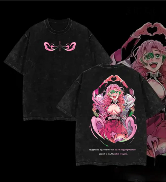 (Hashira Demon Slayer Tee) Rengoku, Tengen, Obanai, Gyomei, Misturi